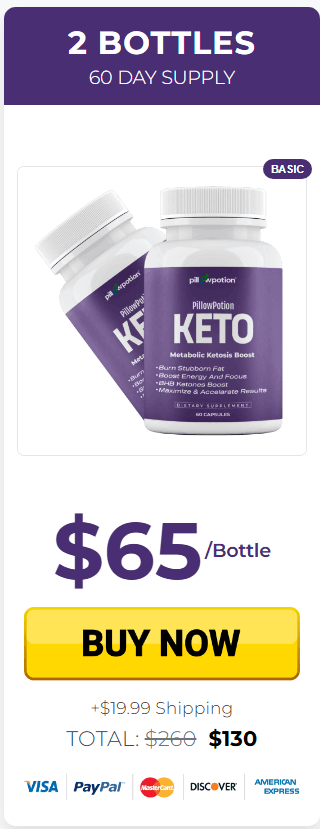 pillow portion keto  2 bottle